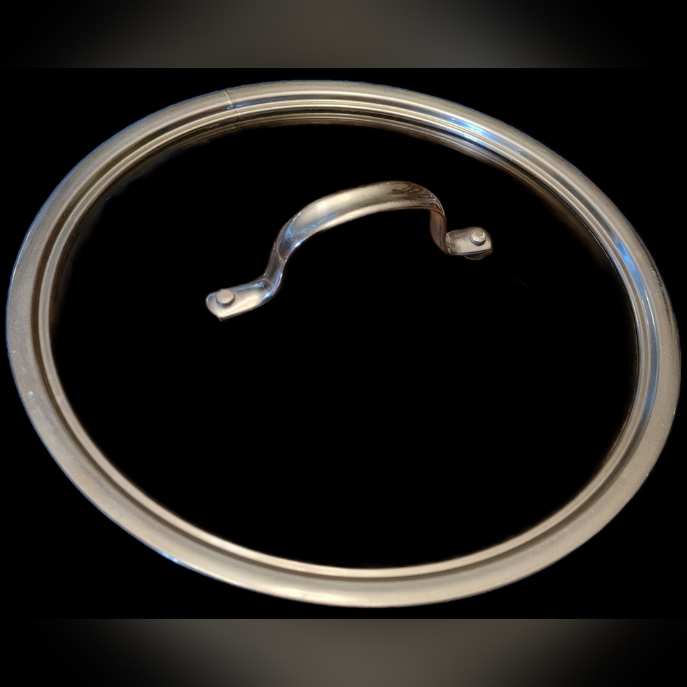 Calphalon 9.5" Stainless Steel and Glass Pot And Pan Lid.